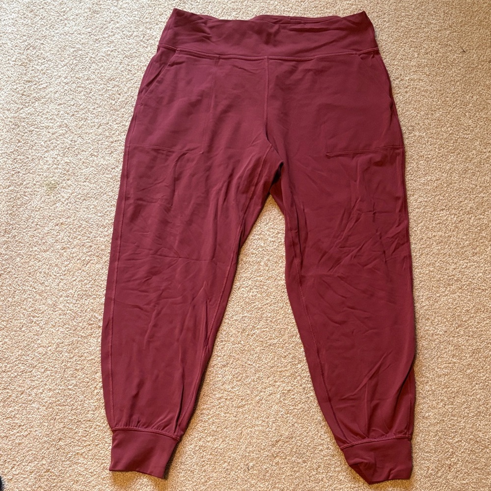lululemon athletica Burgundy Leggings 14